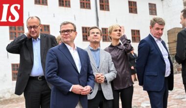 Kuvat: Saksan liittokansleri Merz illallisti Turun linnassa