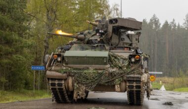 U.S. Army Bradley Fighting Vehicle Simulated Firefight in Estonia (Hedgehog)
