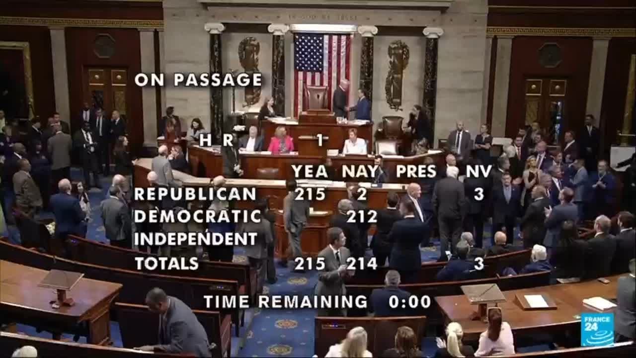EE. UU.: Cámara de Representantes aprueba megaproyecto económico de Trump