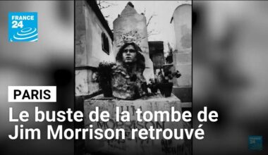 Plus de 30 ans après, le buste de la tombe de Jim Morrison retrouvé • FRANCE 24