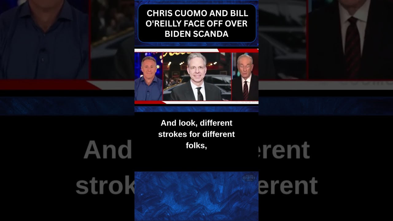 Chris Cuomo and Bill O'Reilly Face Off Over Media Biden Scandal #shorts #news