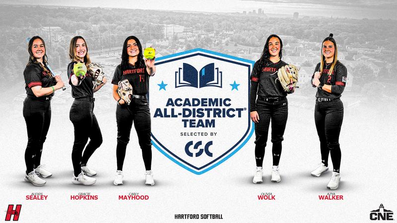 Five Hawks Named to College Sports Communicators Softball All-District Team