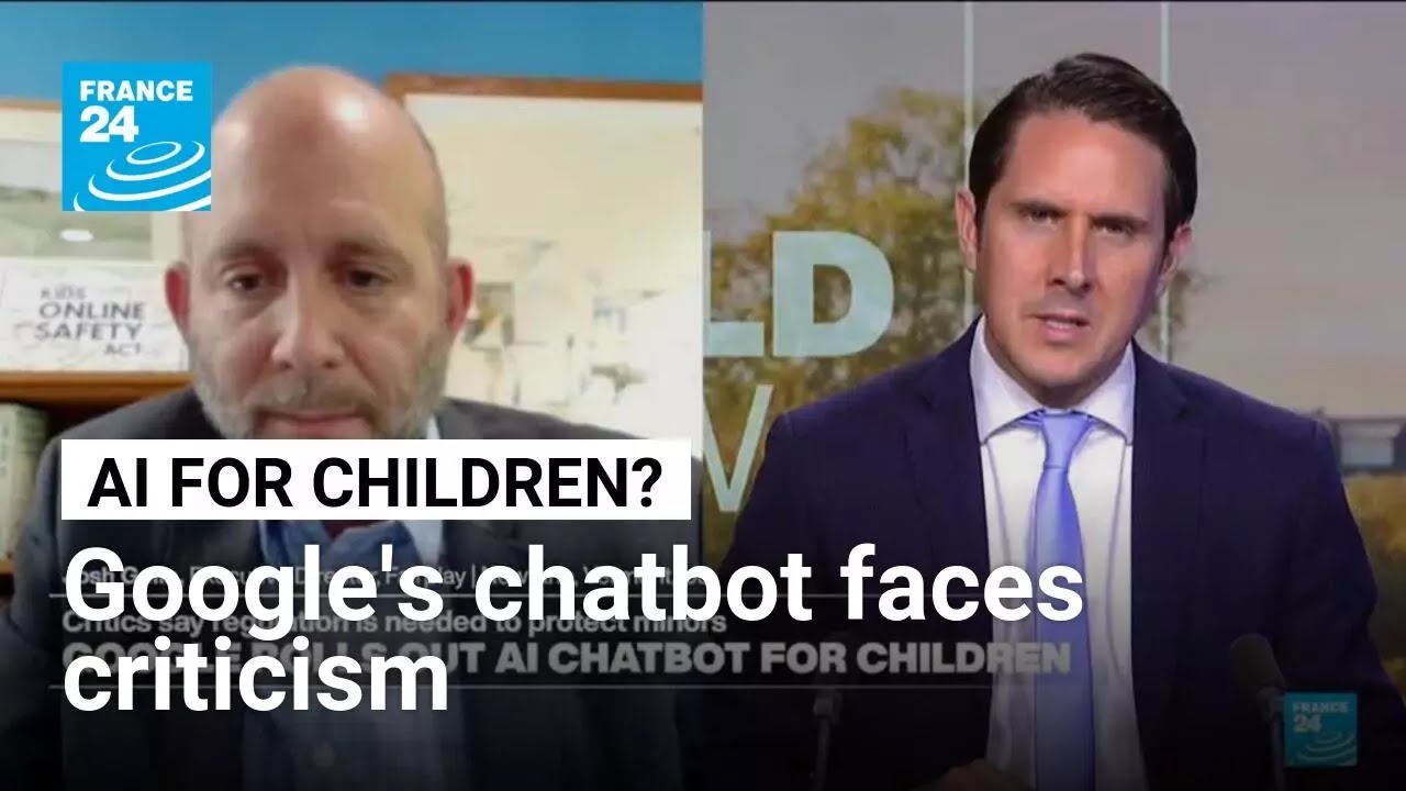 Fairplay Director warns of AI chatbot dangers for children • FRANCE 24 English