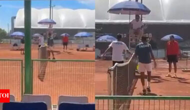 Ugly! Pakistan tennis player's shocking gesture towards Indian teen goes viral - WATCH | Tennis News