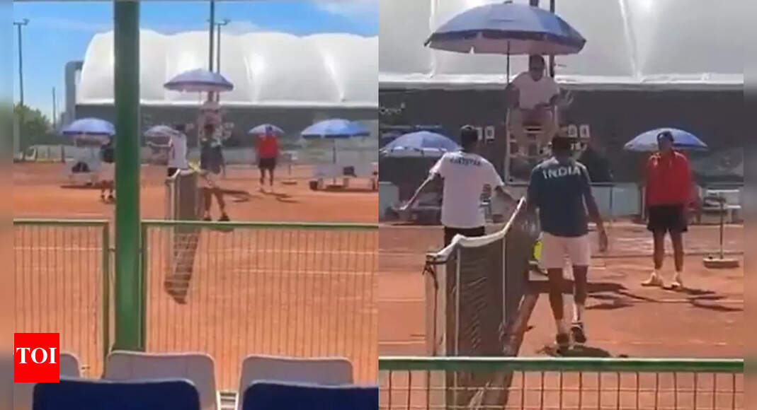 Ugly! Pakistan tennis player's shocking gesture towards Indian teen goes viral - WATCH | Tennis News