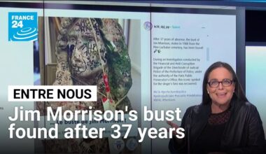 'This is the end'?: Stolen bust of Jim Morrison finally found • FRANCE 24 English