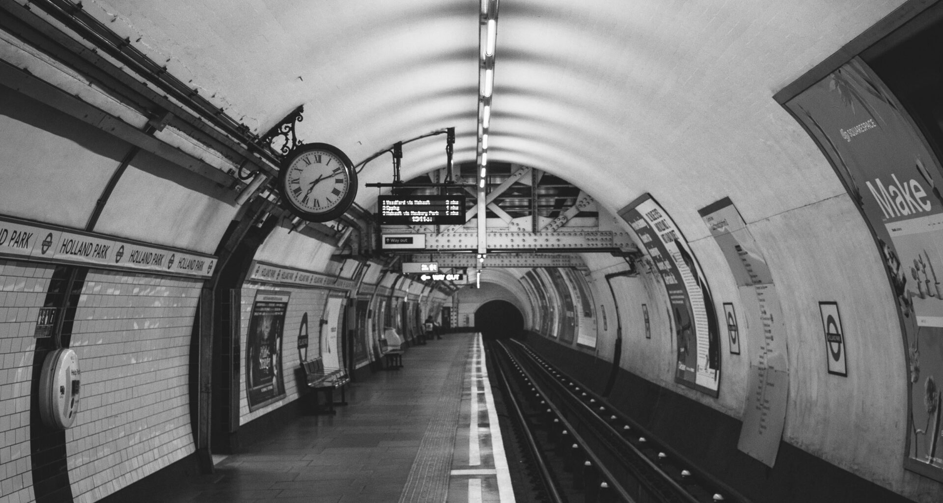 Holland Park Station, 2018.