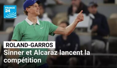 Jannik Sinner et Carlos Alcaraz lancent Roland-Garros de la meilleure des manières • FRANCE 24