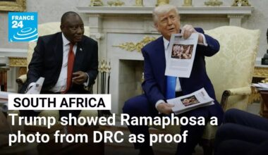 Trump showed Ramaphosa a photo from DRC as proof of ‘White genocide’ • FRANCE 24 English