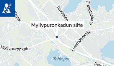 Tampereella sattui kolmen auton ketjukolari