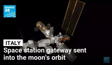 Italy: Space station gateway sent into the moon's orbit • FRANCE 24 English