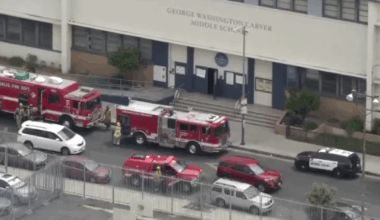 Science lab incident sends 2 South LA middle school students to the hospital