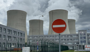 A nuclear power plant in operation in Temelin on May 8. [JOONGANG ILBO]