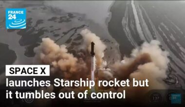 SpaceX launches another Starship rocket but it tumbles out of control • FRANCE 24 English