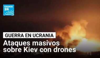 Ataque masivo ruso sobre Kiev con drones y misiles balísticos durante la noche • FRANCE 24