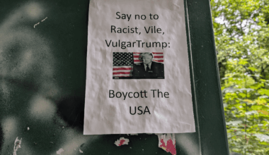 Someone had found this poster in st andrews