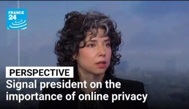 Why online privacy is vital: Insights from messaging app Signal’s president • FRANCE 24 English