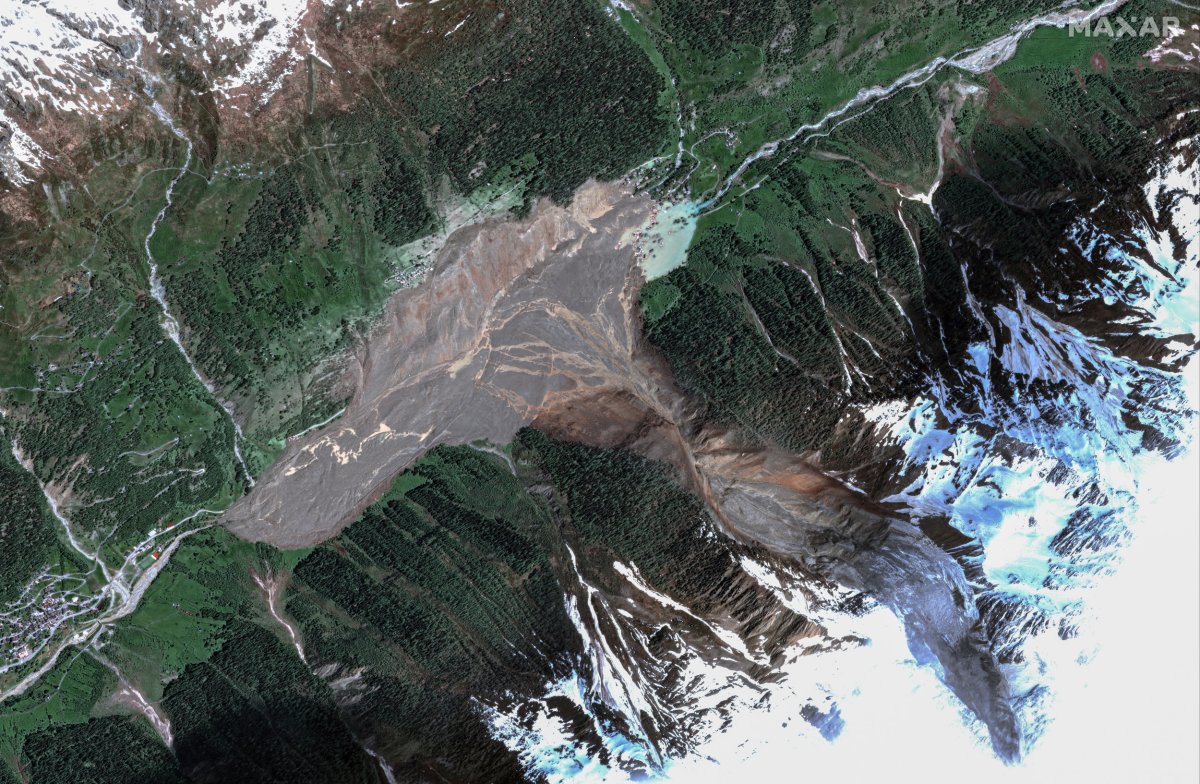 Switzerland Satellite Glacier