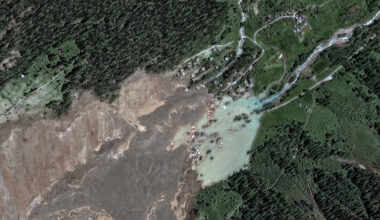 Switzerland Satellite Glacier