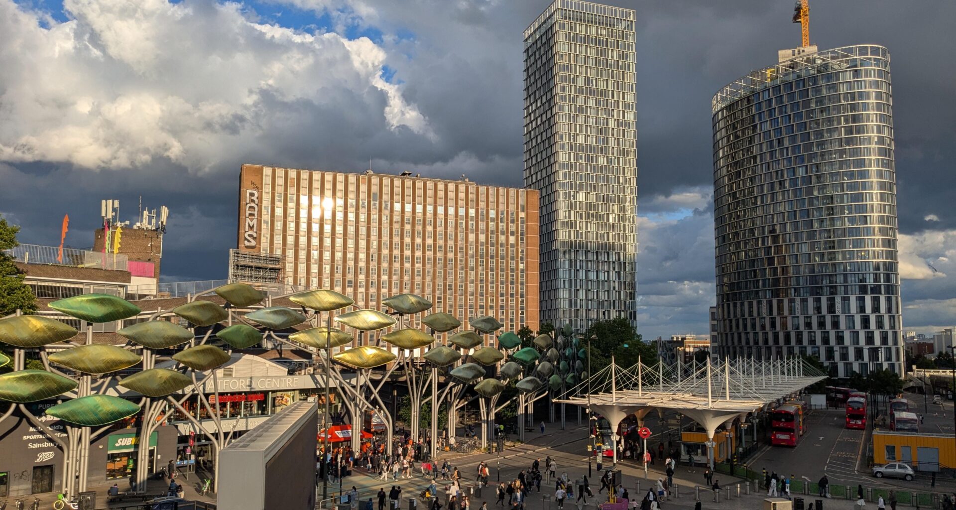Quick snap of Stratford last night