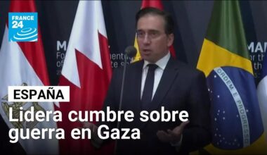 España propone embargo de armas a Israel en cumbre sobre la guerra en Gaza