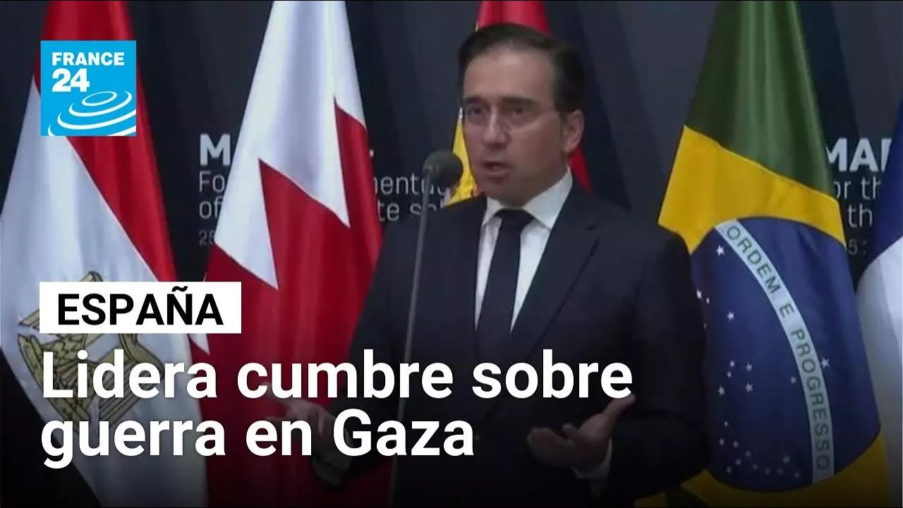 España propone embargo de armas a Israel en cumbre sobre la guerra en Gaza
