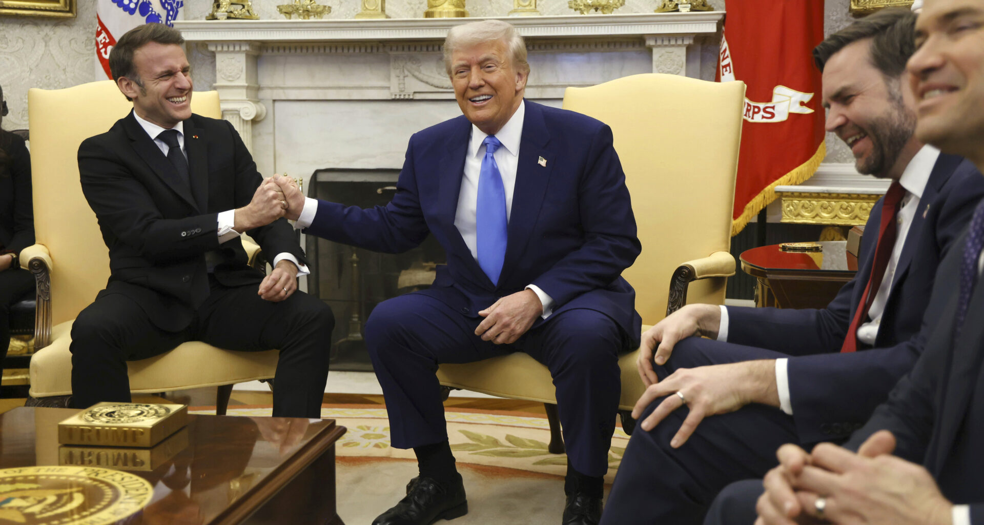 Trump and Macron