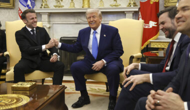 Trump and Macron