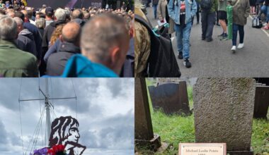 RIP Mike Peters. Yesterday was an emotional day but an amazing sendoff for a great musician and a wonderful human being who was proud to be Welsh.
