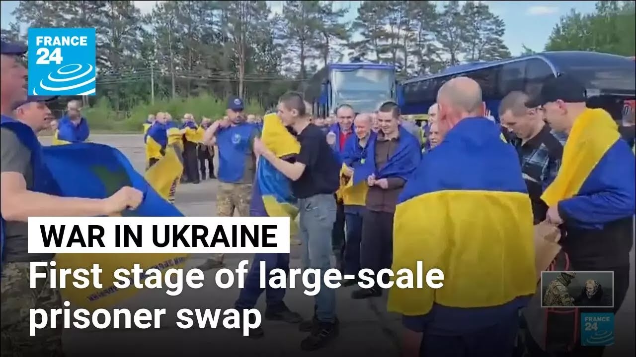 Russia and Ukraine exchange hundreds of prisoners in first step of large-scale swap • FRANCE 24