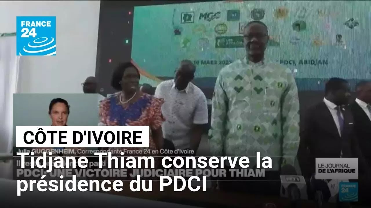 Côte d'Ivoire : Tidjane Thiam conserve la présidence du PDCI après un verdict judiciaire