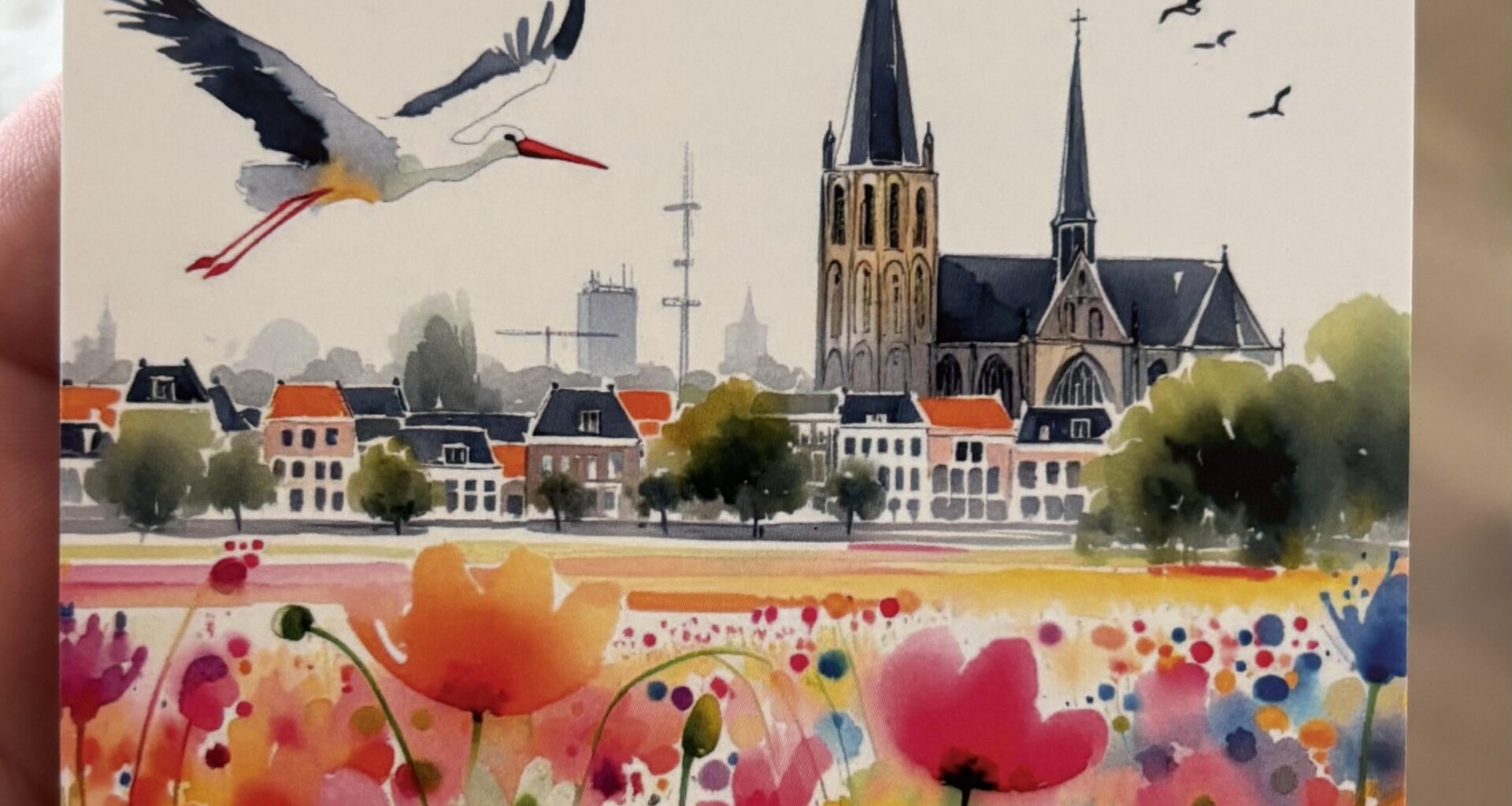 Is dit een stadsaanzicht van een bestaande Nederlandse stad? Of is het een fictief stadsaanzicht?
