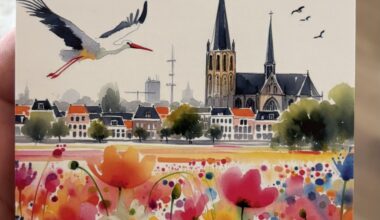 Is dit een stadsaanzicht van een bestaande Nederlandse stad? Of is het een fictief stadsaanzicht?