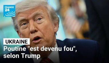 Ukraine : pour Donald Trump, Vladimir Poutine "est devenu complètement fou" • FRANCE 24