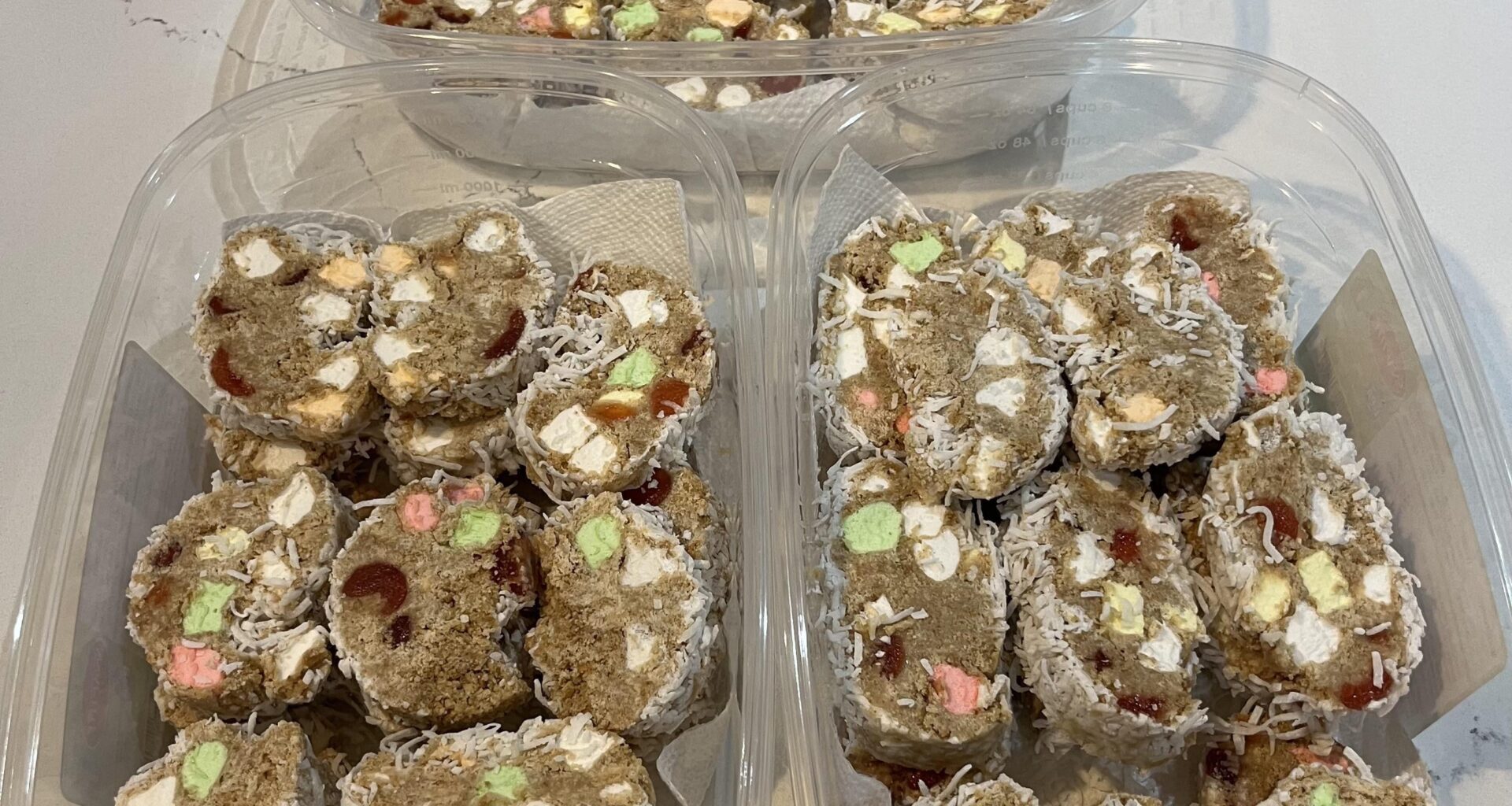 Decided to bring a bit of home to my son’s Canadian school bake sale.