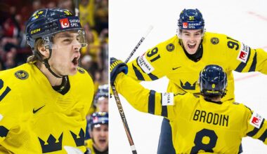 Ishockey: Tre Kronor vann rivalmötet mot Finland – Brodin målskytt igen