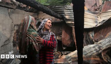 Chief Minister Omar Abdullah talks to the media on April 23, 2025
