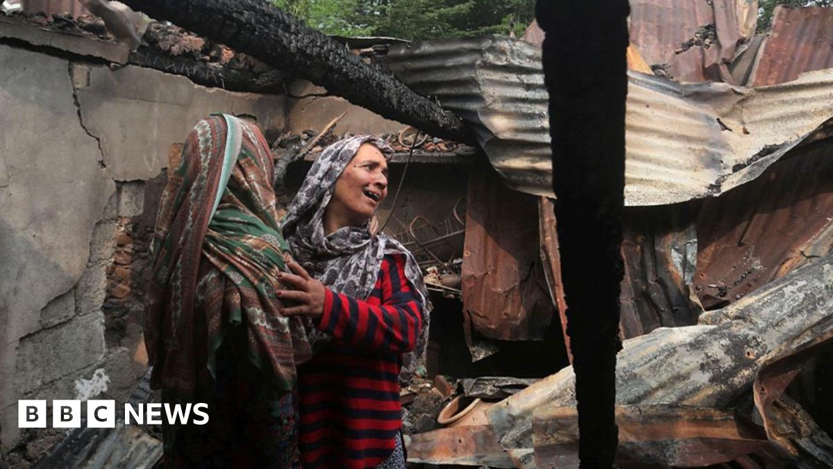 Chief Minister Omar Abdullah talks to the media on April 23, 2025