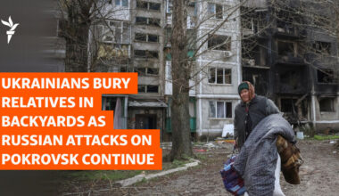 Ukrainians Bury Relatives In Backyards As Russian Attacks On Pokrovsk Continue