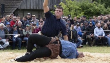 Seeländisches Schwingfest: Moser lässt Federn – Ledermann führt - Berner Zeitung