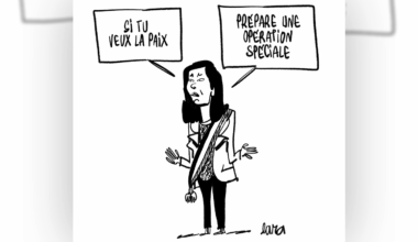 Commémoration : Une Insoumise chez les poutinistes | Le Canard enchaîné