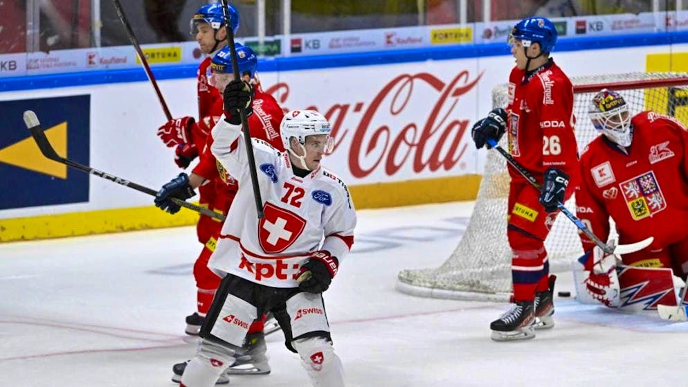 Double goal scorer Dominik Egli gets closer to his first World Championship participation