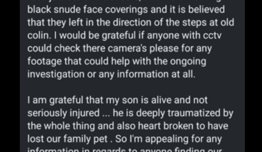 Child attacked and robbed and Tortoise stolen in West Belfast last night.