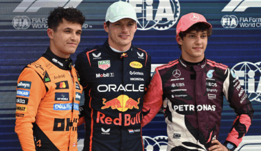 Lando Norris, Max Verstappen und Kimi Antonelli