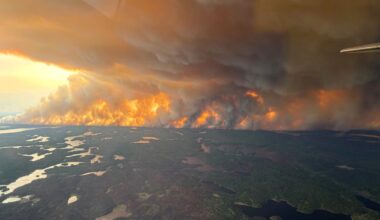 17,000 forced to evacuate as forest fires rage across Manitoba