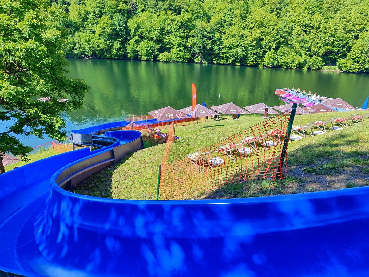 A new waterslide in eastern Slovakia.