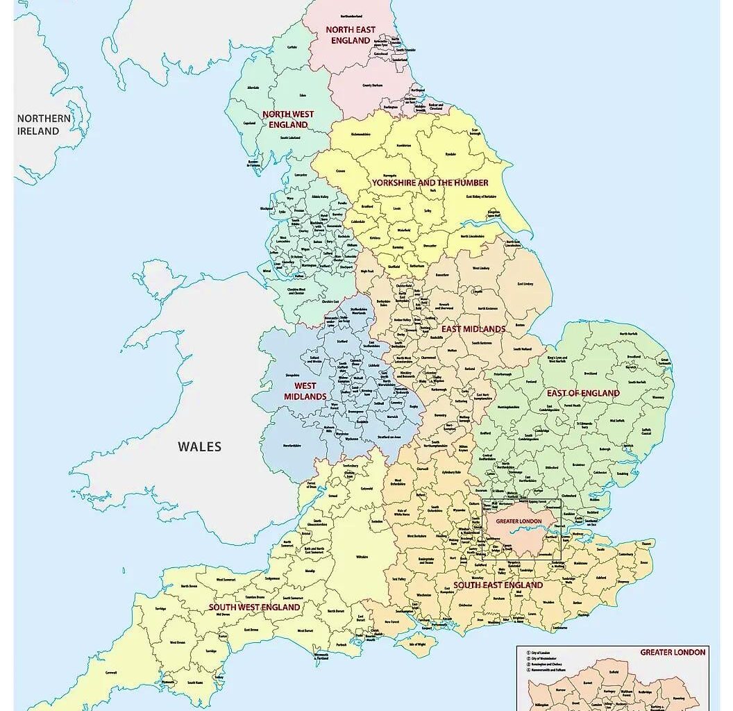 What name would you give to each region of England, instead of the generic directional names we have now (South East, South West etc)?