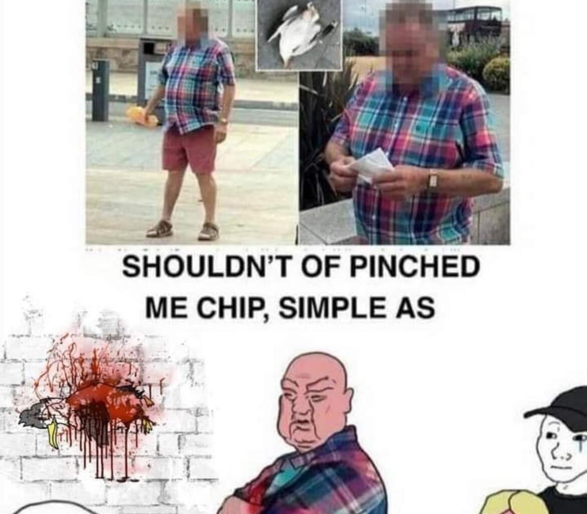 ‘ate seagulls simple as