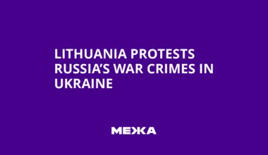 Lithuania Protests Russia’s War Crimes in Ukraine