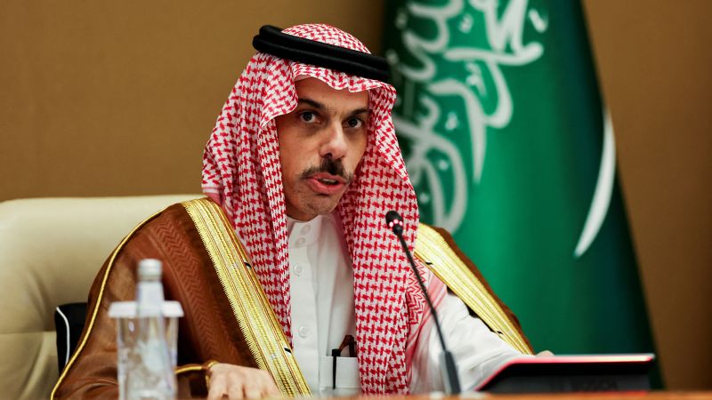 Israel will block rare Saudi-led ministerial delegation from visiting West Bank, official says, as anger over Gaza grows